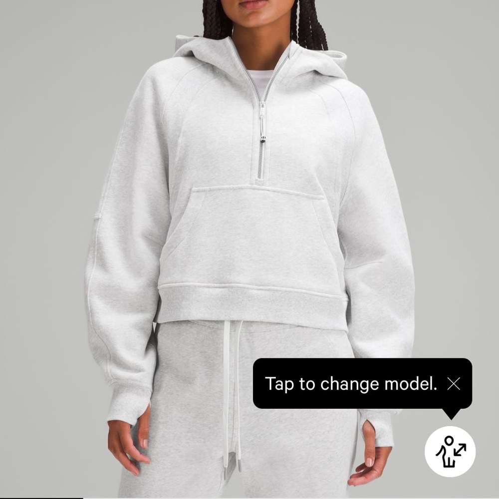 Scuba Oversized Scuba Half Zip Hoodie
